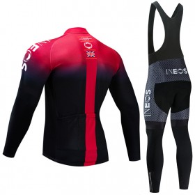 Conjunto Maillot + Culotte largo con tirantes 2019 TEAM INEOS N001